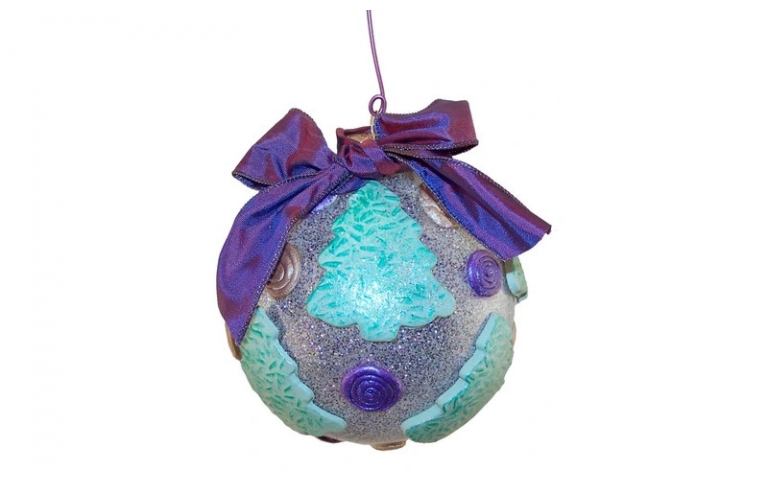 Trees and Swirls Ornaments